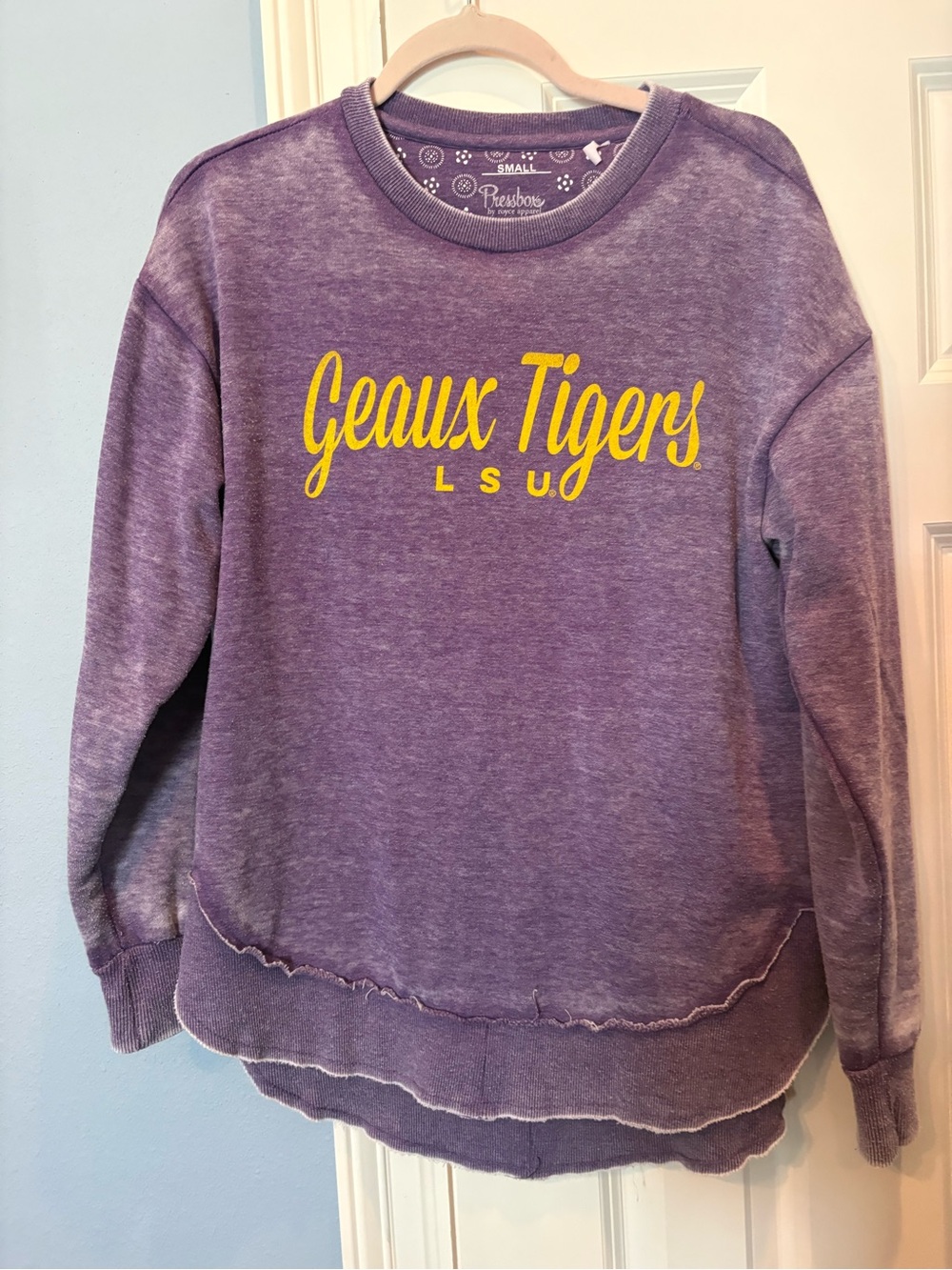 LSU 'Geaux Tigers' Purple Sweatshirt